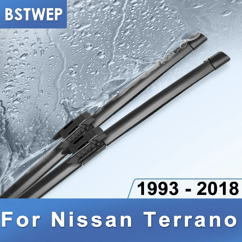 

BSTWEP Hybrid Wiper Blades for Nissan Terrano Fit Hook / Special Lock Arms Car Model Year From 1993 to 2018