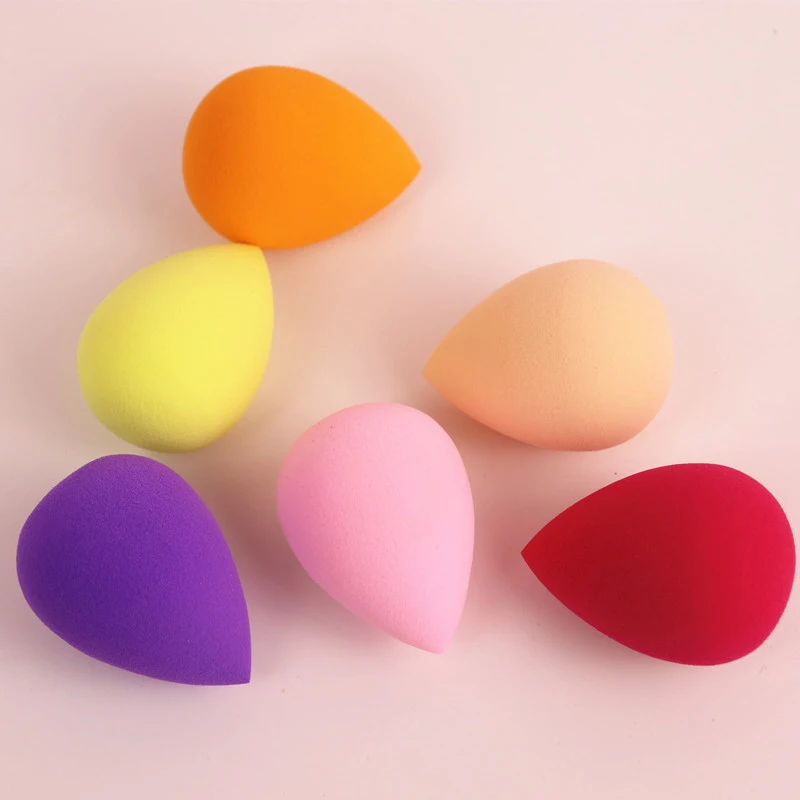 

Six Water Droplets Beauty Egg Non-Latex Wet And Dry Makeup Sponge Set Foundation Cream Concealer Makeup Blender Tool