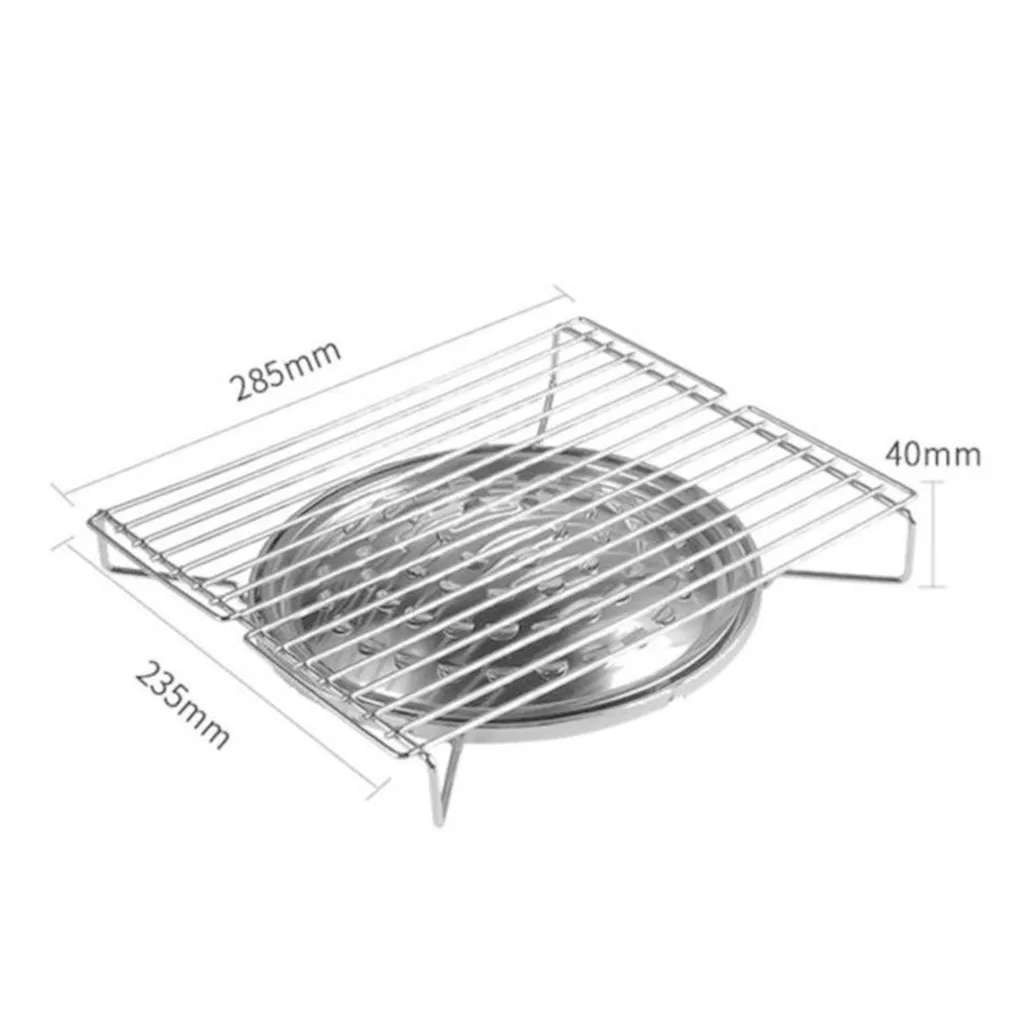 Барбекю гриль DIY Портативный Кемпинг барбекю плита + 10 шт. нержавеющая сталь знак
