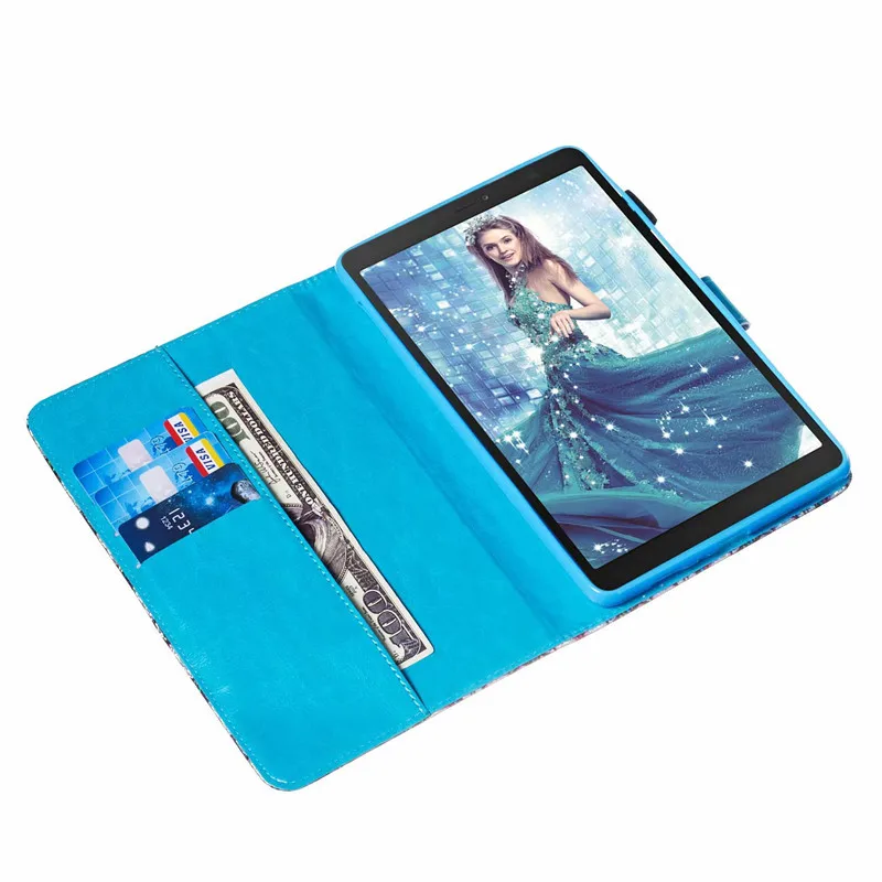 Блестящий Алмазный Единорог кожаный чехол для планшета MacBook для samsung Galaxy Tab A 8,0 дюймов SM-P200 P205 Магнитный откидной Чехол-подставка