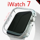 Чехол для Apple Watch 7, чехол 41 мм 45 мм 44 мм 40 мм 42 мм 38 мм, аксессуары, защитный чехол-бампер из поликарбоната для iWatch Series 6 se 5 4 3, чехол