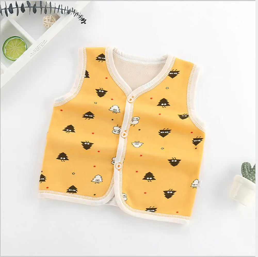 Весенне осенне зимний детский жилет для мальчиков и девочек шерстяные детские