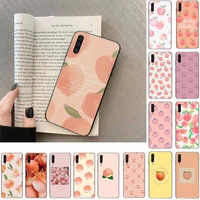 fhnblj summer day peaches art phone case for samsung galaxy a50 a30s a50s a71 70 a10 case samsung a51 case