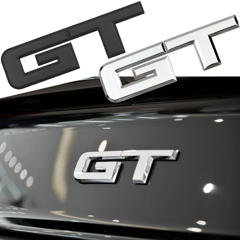 3D металлический автомобиль GT Logo Стикеры для Ford Mustang авто задний багажник