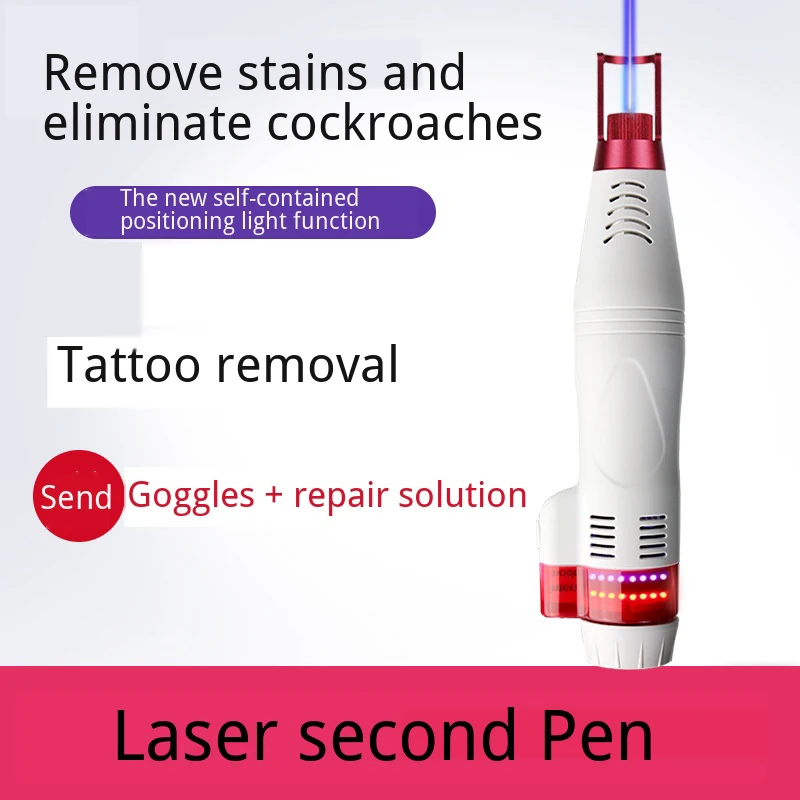 Professional Picosecond Laser Pen Tattoo Remover Blue Pico Laser Pen Freckle Acne Cleaner Mole Dark Spot Pigment Removal Machine