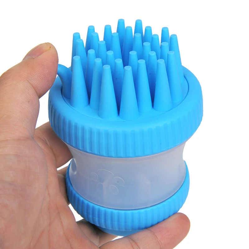 1 шт. многофункциональная силиконовая щетка для хранения шампуня груминга