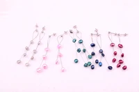 natural freshwater pearl female 2021 early spring new trend long earrings in multiple colors gifts for women jewelry