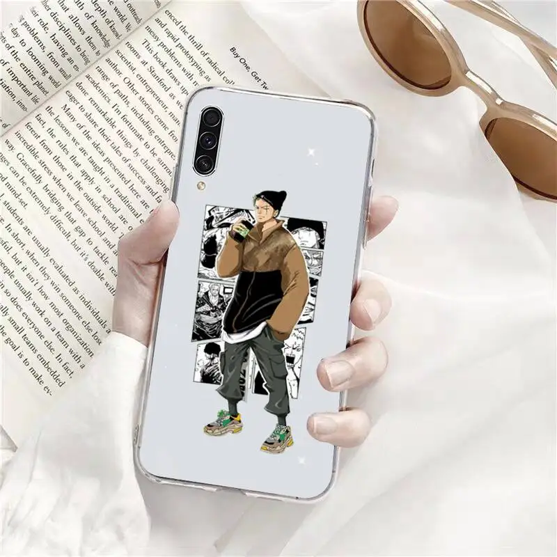 

Piece Japan Anime Luffy Phone Case Transparent for Samsung A71 S9 10 20 HUAWEI p30 40 honor 10i 8x xiaomi note 8 Pro 10t 11