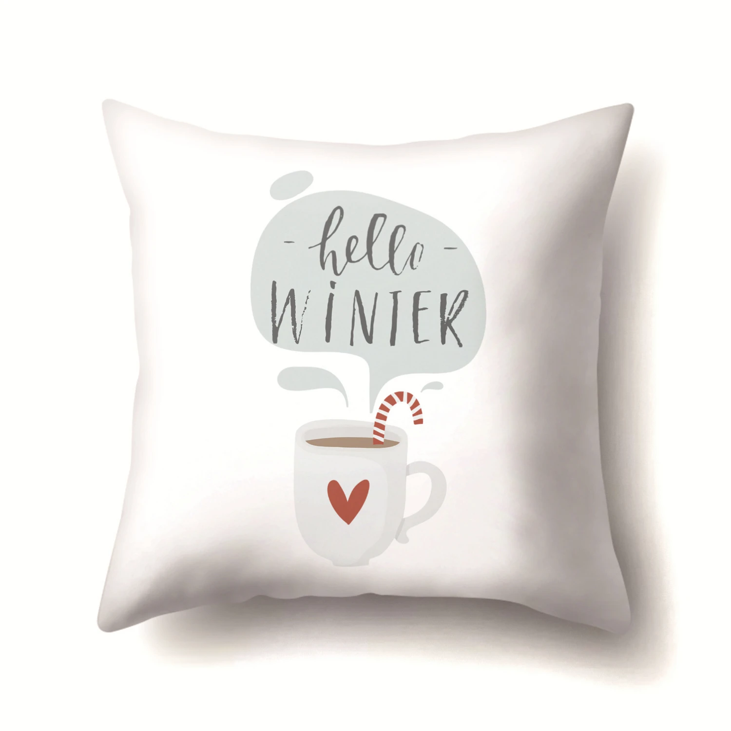 Санта Клаус снеговик рождественские Наволочка на подушку размером 45*45 см