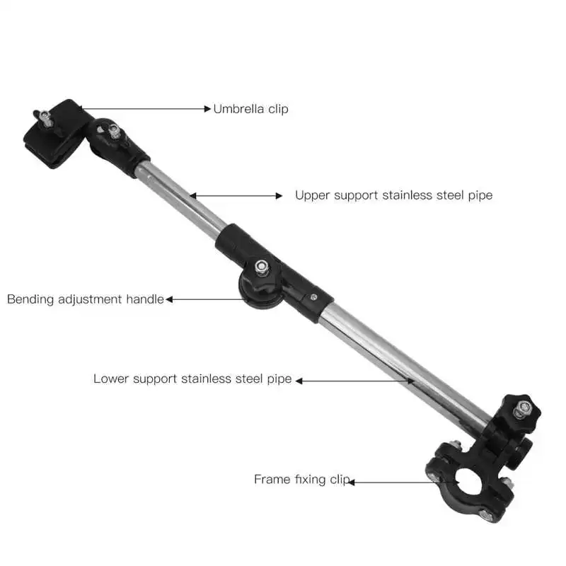 Складной держатель для велосипеда из нержавеющей стали крепление зонта