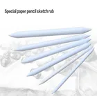 6 шт.лот, профессиональный ластик белого цвета для рисования по скетчкам, бумажная ручка для стирания, используется для пастельных карандашей, художественных принадлежностей