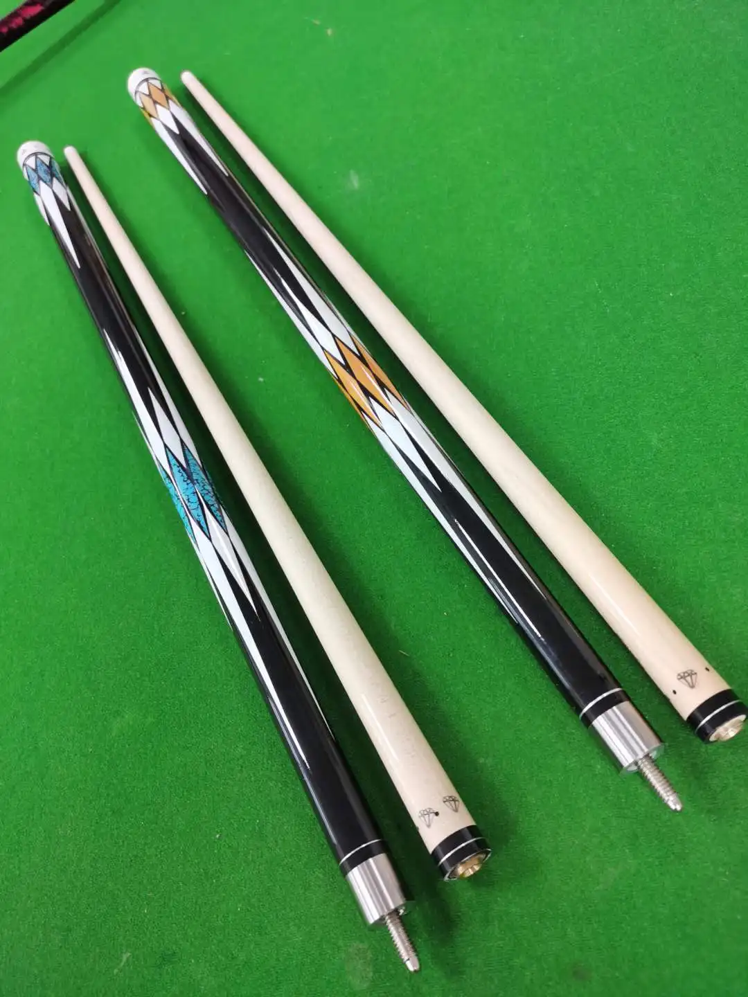 2 шт. Канада Кленовый флэш накопитель Алмазный бильярдный кий|Кии для снукера и