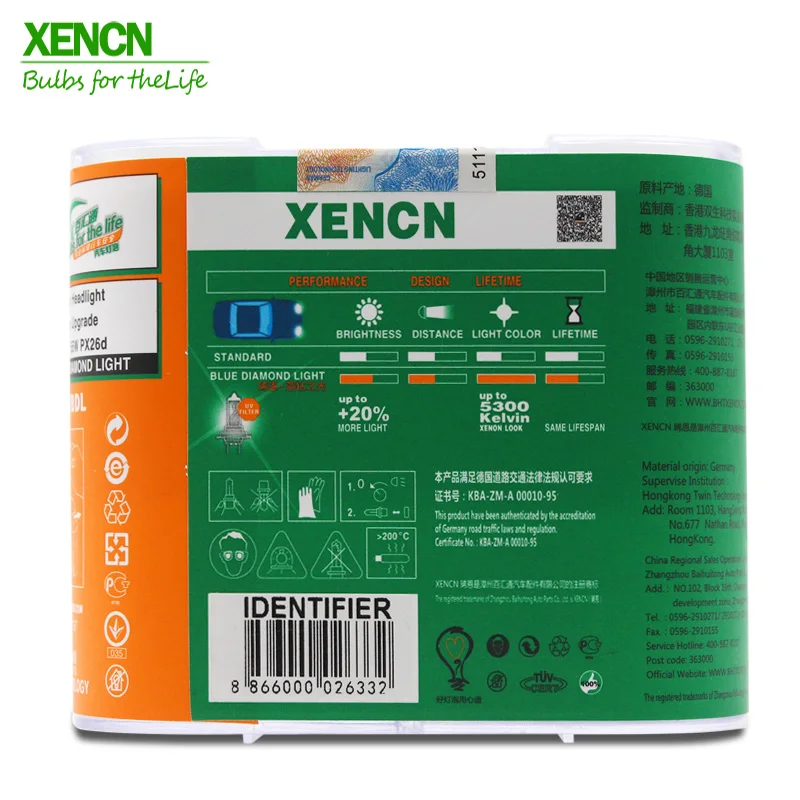 XENCN H7 12 В 55 Вт 5300 к синий Алмазный светильник, автомобильная галогеновая лампа для фар, конечная белая фара для vw polo land rover, новинка, 2 шт