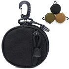 Тактическая Повседневная сумка, мини-кошелек для ключей, мужские кошельки для монет, сумка, военный армейский карман для денег с крючком, поясная сумка для охоты