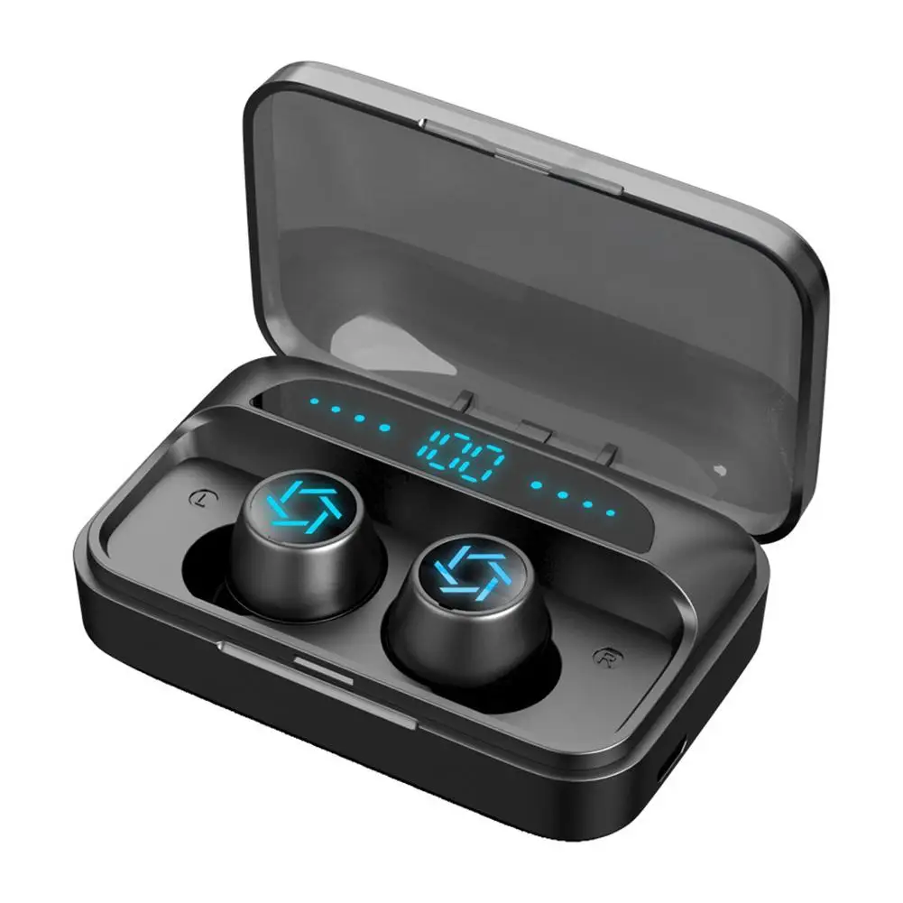 

TWS Bluetooth Earphone 5.0 Music Wireless Earphones HD Stereo Headphones True Wireless Earbuds Ear Buds 4000mAh Charging Box