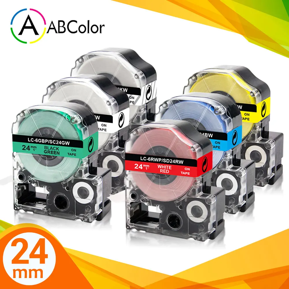 20 видов цветов Лента SS24KW ST24KW SC24RW SC24YW SC24BW SC24GW SC24KZ лента для этикеток Epson KingJim