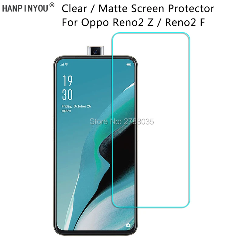 

Для OPPO Reno2 Z F / Reno 2 Z F 2Z ZF прозрачная глянцевая/Антибликовая матовая защитная пленка для экрана Защитная пленка (не закаленное стекло)