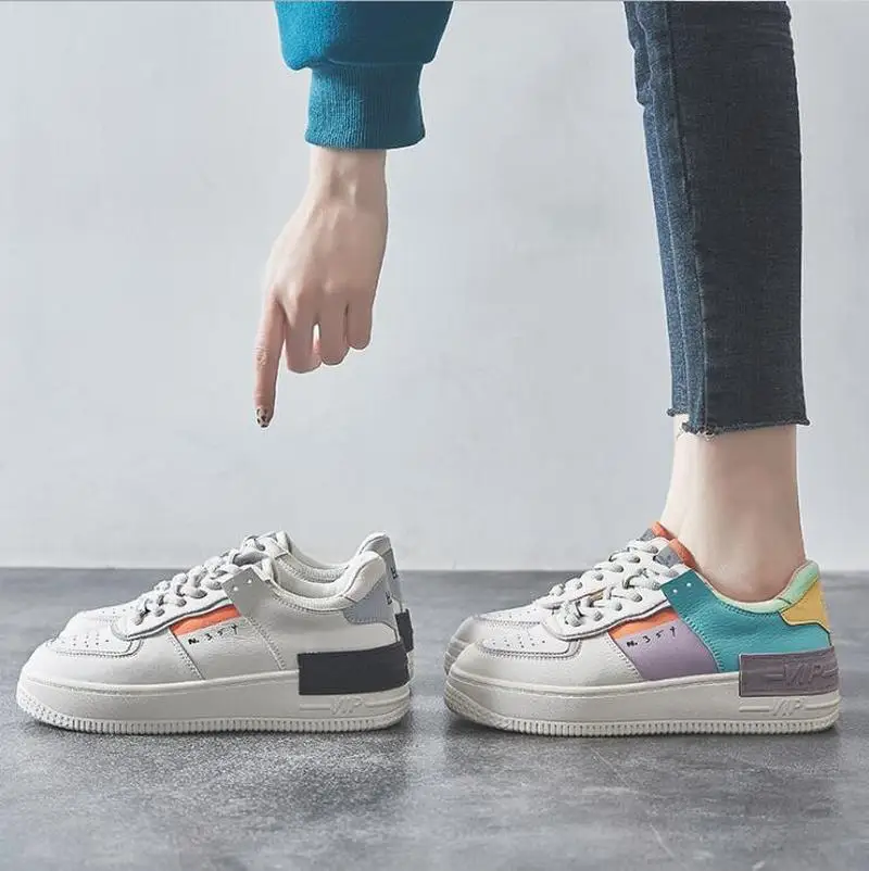Ins/женские кроссовки белые туфли на платформе для отдыха Новинка 2020 года сезон