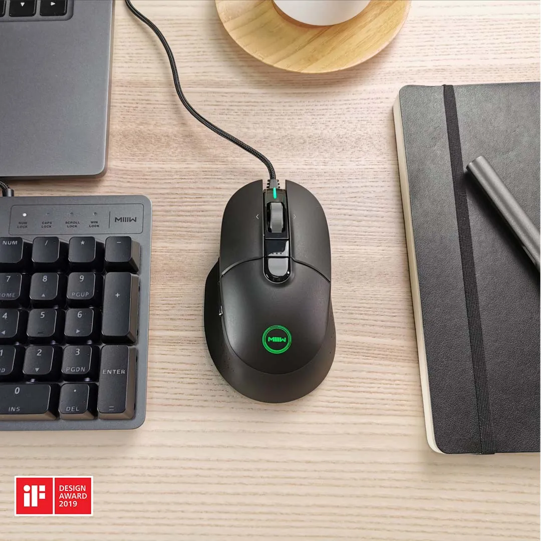 Xiaomi Miiiw 700G Проводная игровая мышь USB 6 программируемых кнопок 7200 dpi цветная RGB с подсветкой компьютерная игровая мышь для геймера