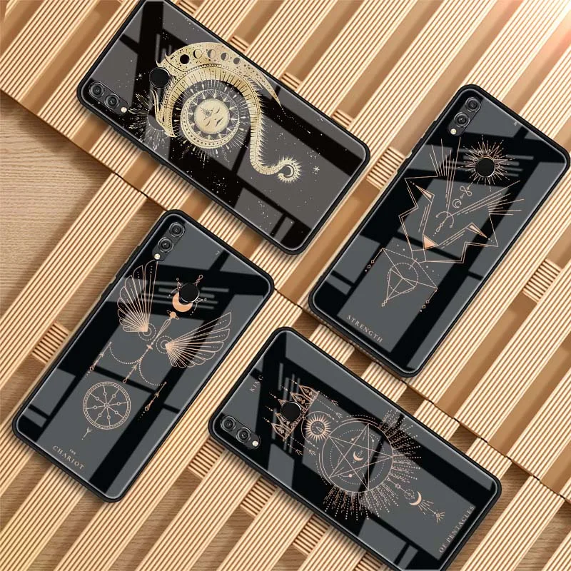 Роскошный чехол из закаленного стекла для Huawei P20 P30 P40 Lite PRO Mate 20 30 Pro | Мобильные