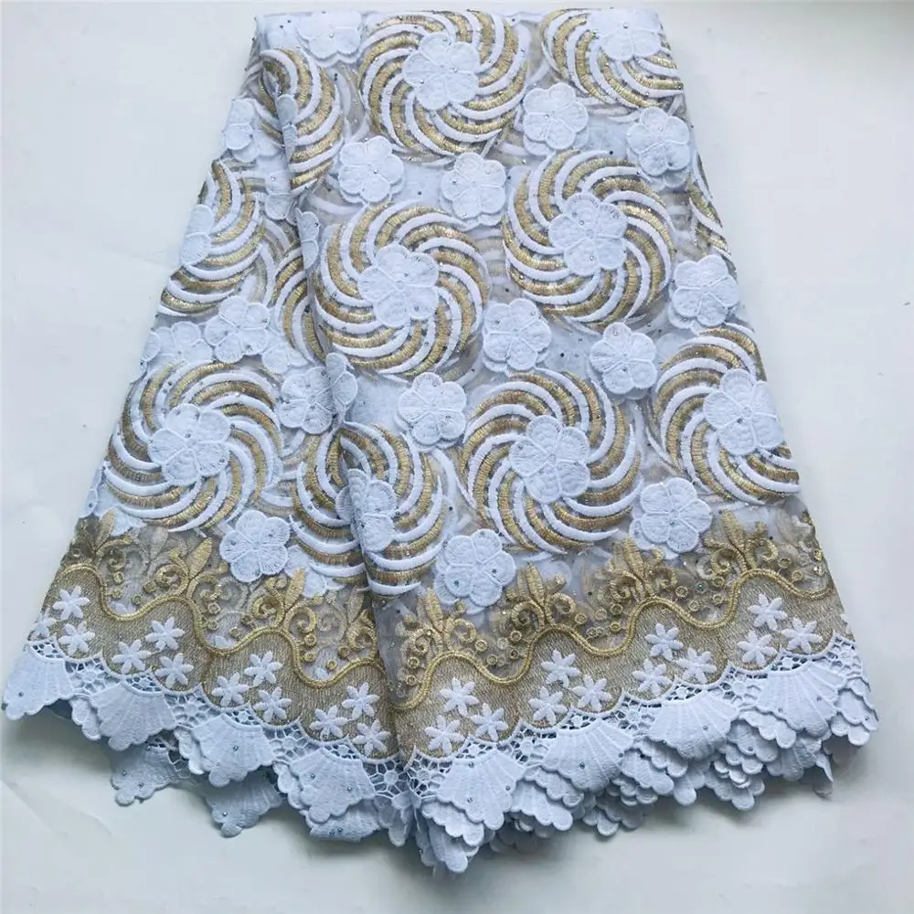 

Wholesale African Milk Silk Lace Fabric 2020 High Quality Lace French Lace Fabric Stones Lace Fabric Beautiful Yellow Color