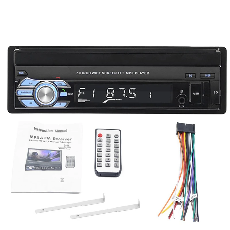 LTBFM 1din автомобильный проигрыватель с радио и GPS 7 &quotHD выдвижной сенсорный экран