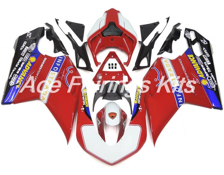 

New ABS Injection Bodywork Full Fairings kits Fit For Ducati 1098 848 1198 2007 2008 2009 2010 2011 2012 red yellow blue