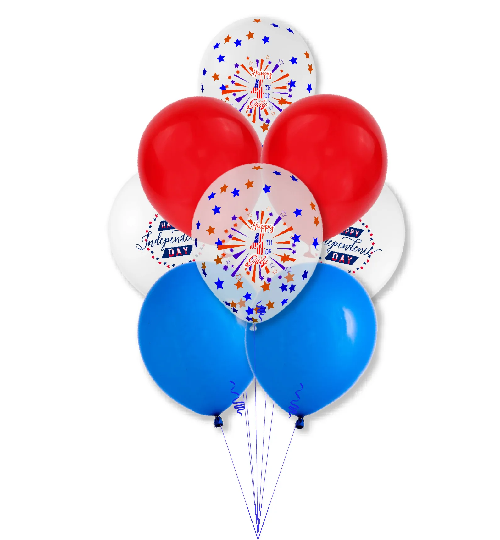 

American Independence Day Balloons Party Decoration Burlap Hanging Flag Party Decoration American Flag Paper Fan Flower Set
