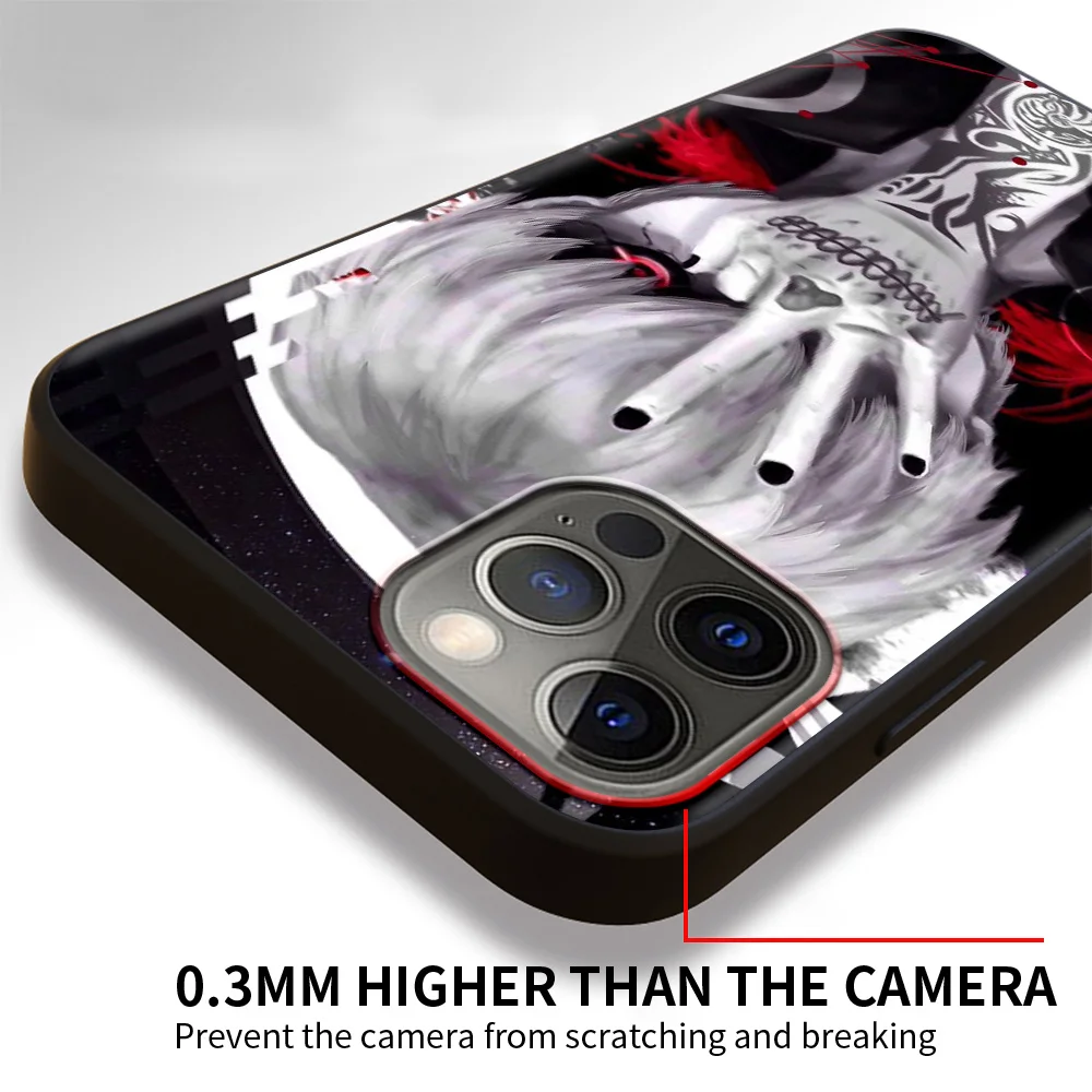 

Anime Tokyo Ghoul Kaneki Ken Case For Apple iPhone 11 12 Pro Max 8 7 6 Plus XR X XS 6S Soft Back Cover SE 2020 Coque Fundas Capa