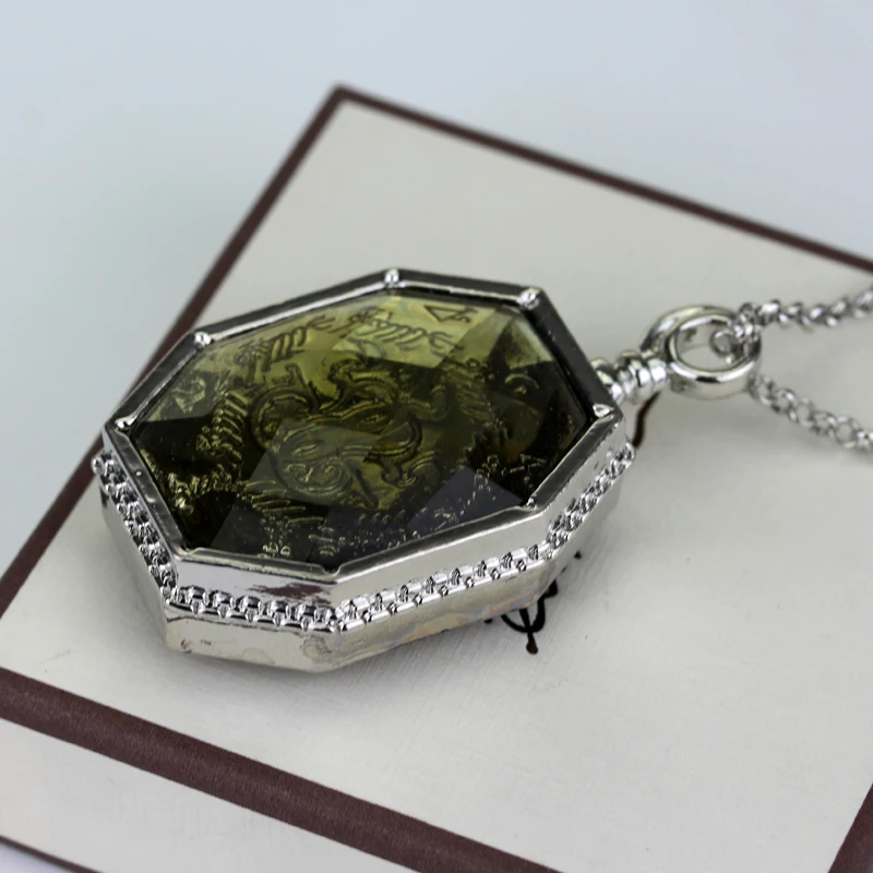 Фото медальон Horcrux набор ожерелья и кулоны новые можно открыть кулон ожерелье для