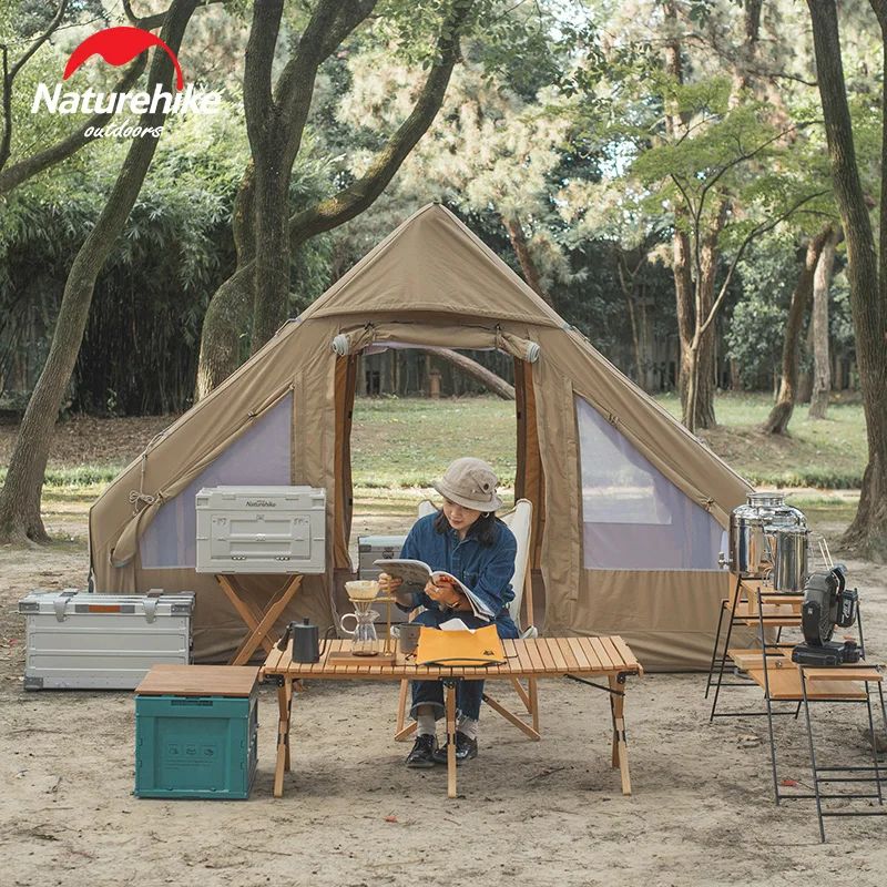 Naturehike Camping Folding Box Outdoor Camping Table Storage Box 25L 50L 80L Sundry Storage Box Sundry Organizer Picnic Box