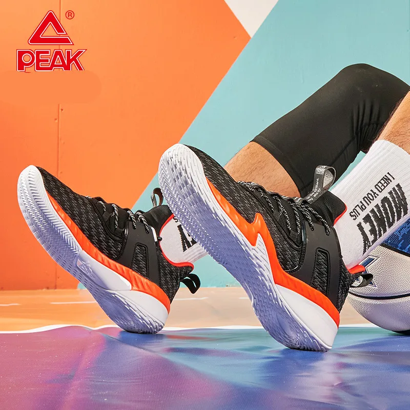 Новинка 2020 износостойкие и дышащие кроссовки Peak Баскетбольная обувь мужская