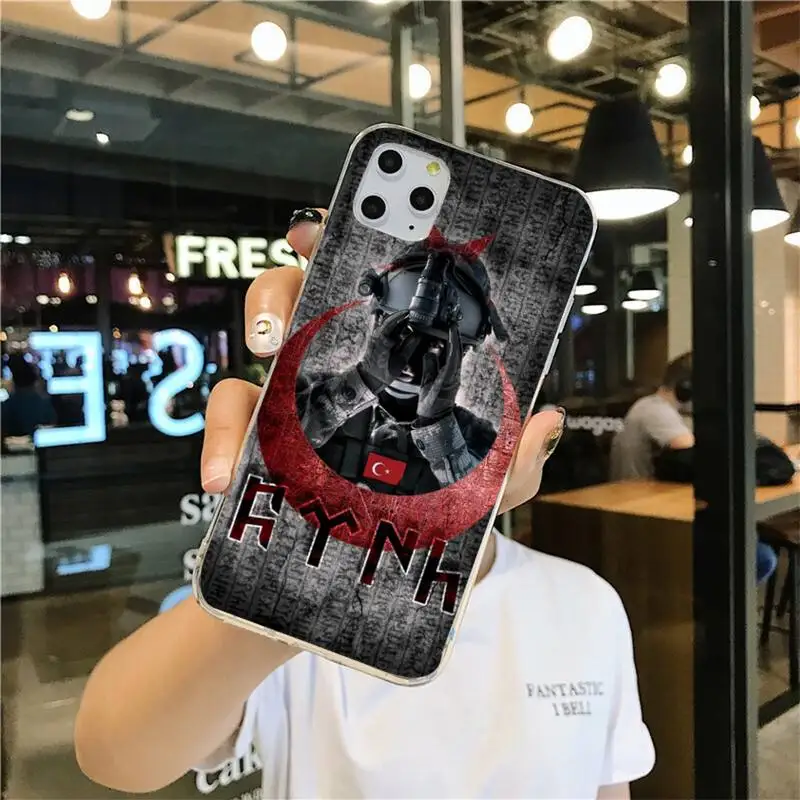 HOTCASHOP Republic Of Turkey Flag Phone Case for iphone 12 pro max mini 11 XS MAX 8 7 6 6S Plus X 5S SE 2020 XR cover |