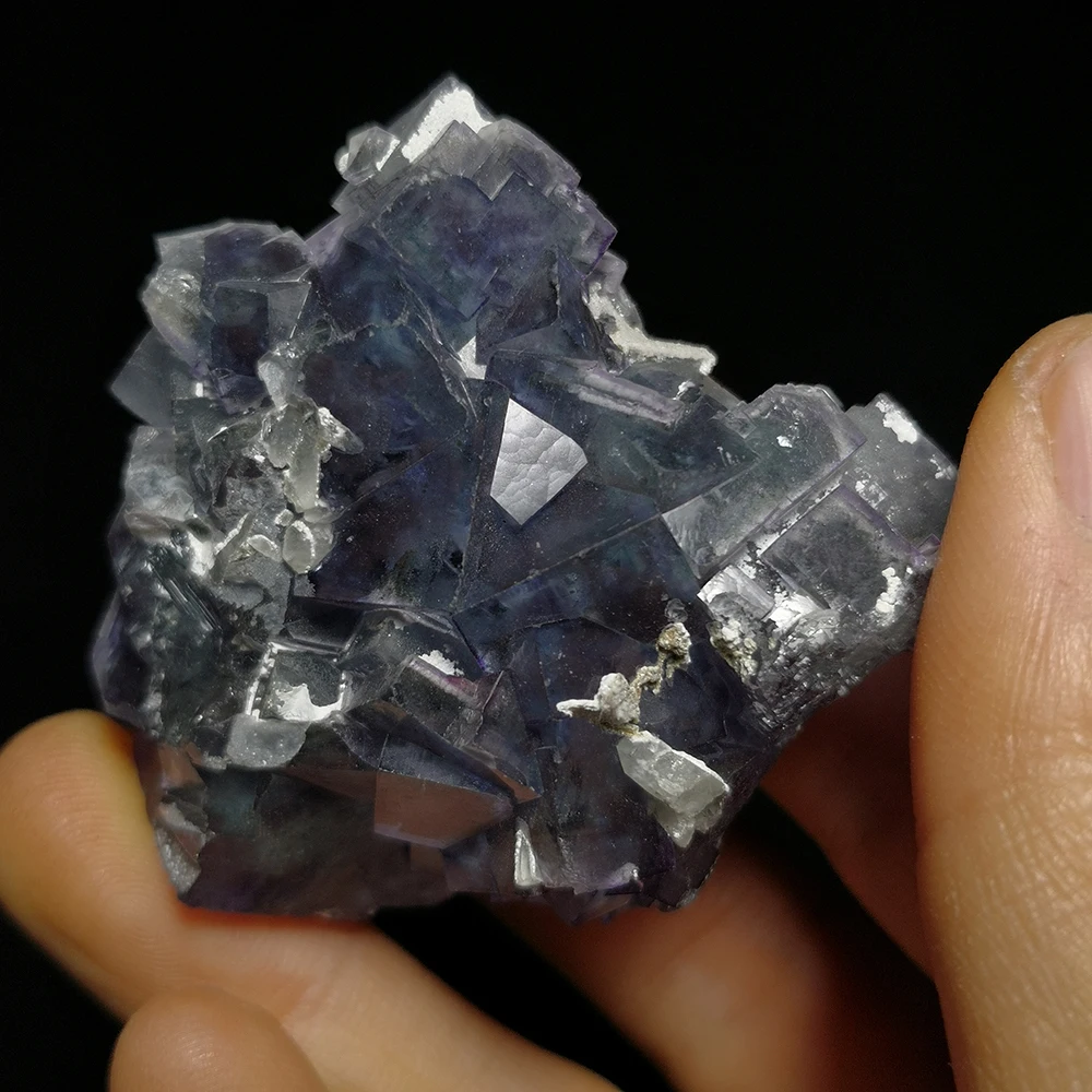 

81g Natural Stone Quartz Green Fluorite Mineral Crystal Specimen from Yaogangxian Hunan Province,China A3-2