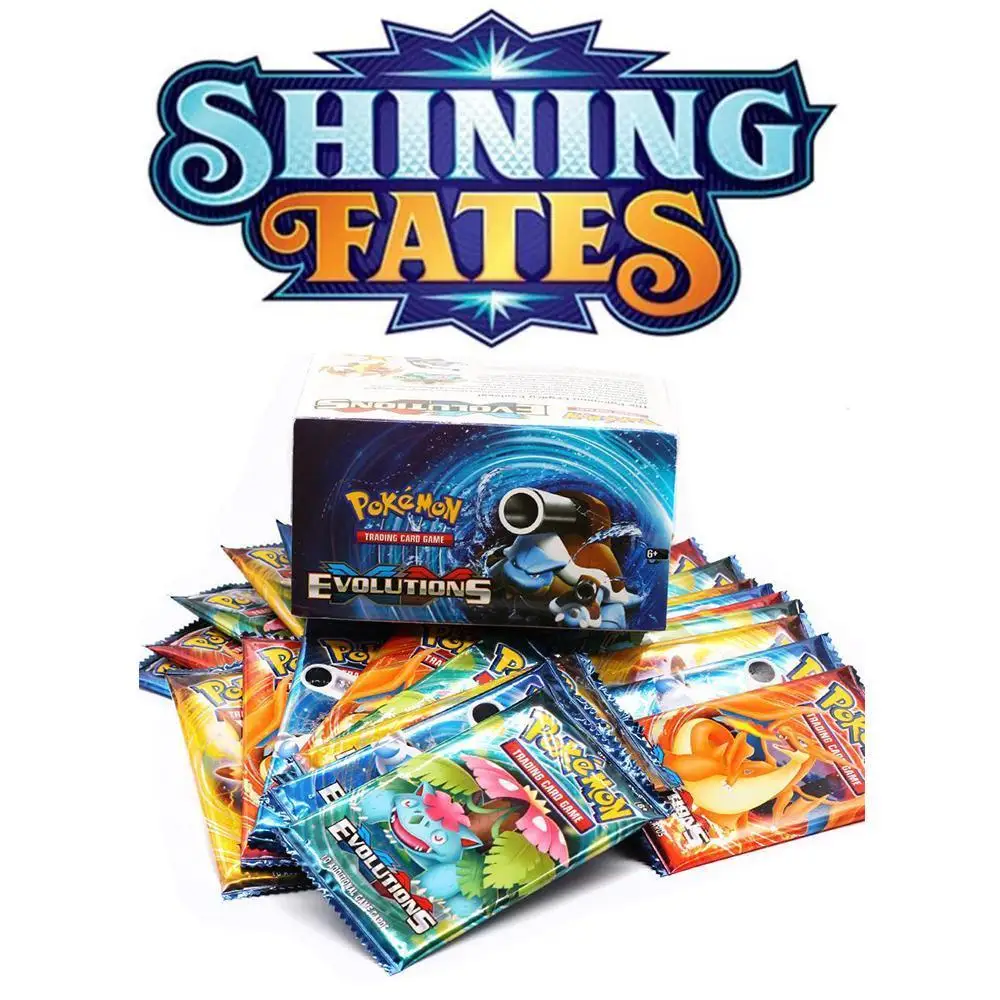 

HOT Pokemon Cards GX Tag Team Vmax EX Mega Energy Shining Pokemon Game Carte Trading Collection Cards Pokemon Cards