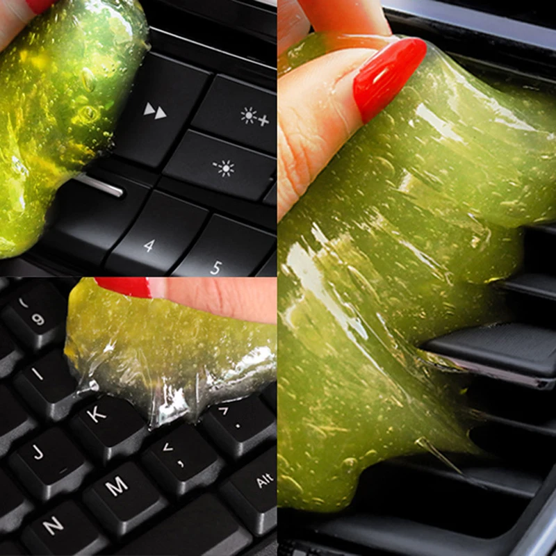 Чистящая клеевая резинка силикагель автомобильная клавиатура очиститель пыли