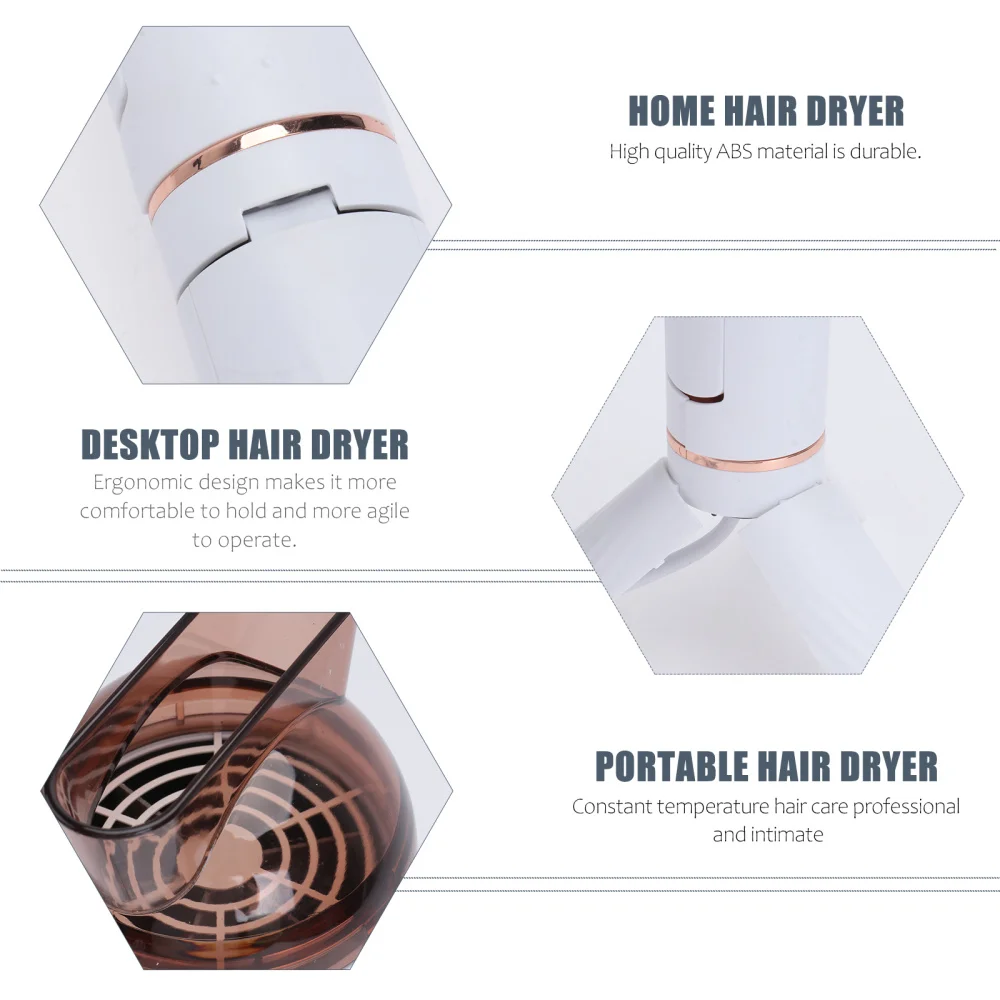 

1Set Practical Hair Dryer Home Salon Hair Dryer Standing Hair Dryer White