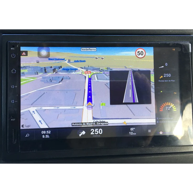 " 2 DIN Android 8,1 автомобильный стерео gps навигация Bluetooth AM/FM/RDS радио Поддержка рулевого колеса управление Обратный Парковка DVR
