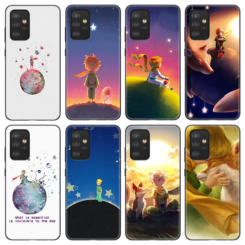 The Little Prince fox Case For Samsung Galaxy A12 A22 A21S A02S A31 A32 A50 A51 A70 A71 A72 A11 A10S A20S A30S A52 S 5G Cover