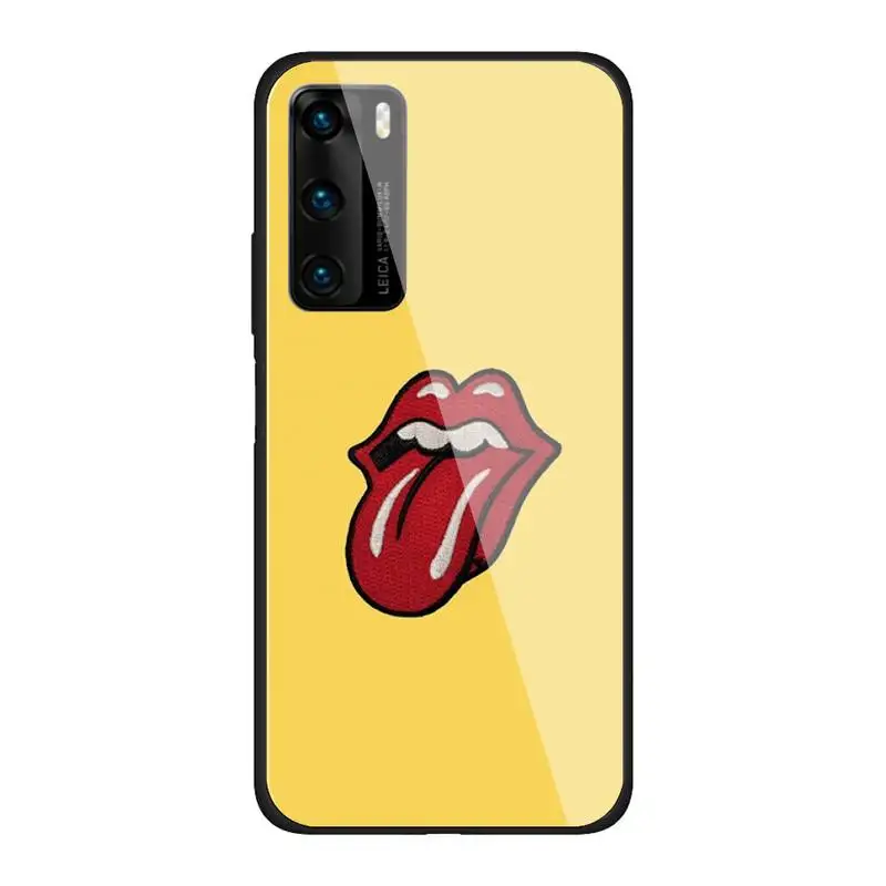 

Rock Band The Rolling Stones Phone Case Glass Fundas For Huawei P20 P30 Lite Mate 9 10 20 Pro Nova 3i 5 3E Cover Accessories