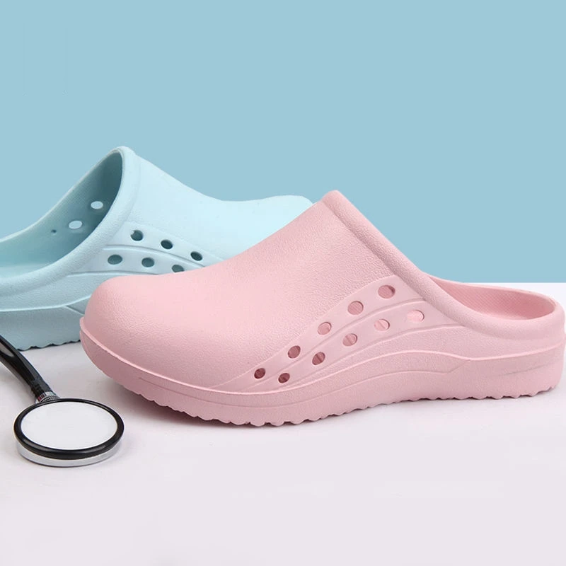 

Medical shoes women nurse slippers doctor clogs Surgical Shoes dentist Work slippers zuecos mujer hospital shoes Waterproof 2021