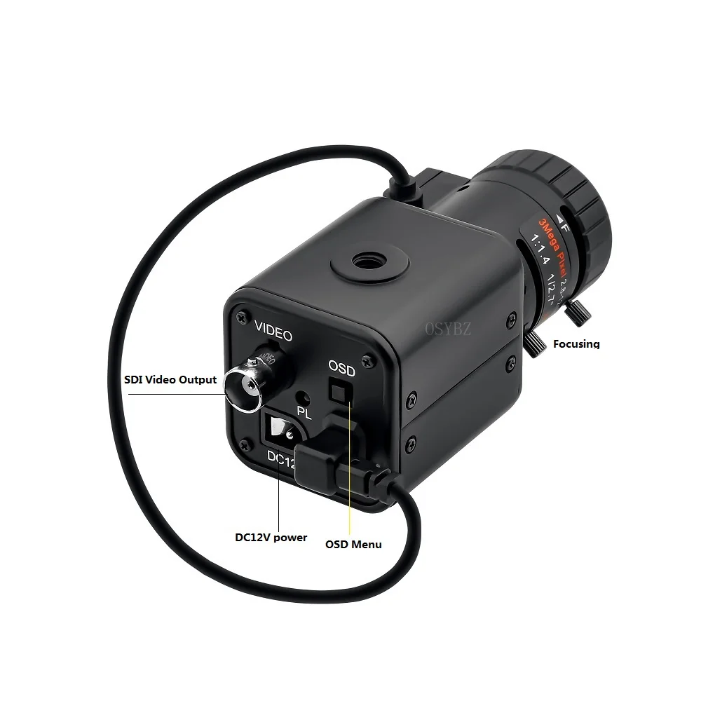 Камера видеонаблюдения HD SDI 1080P 2 8 МП фотообъектив с автоматической радужной