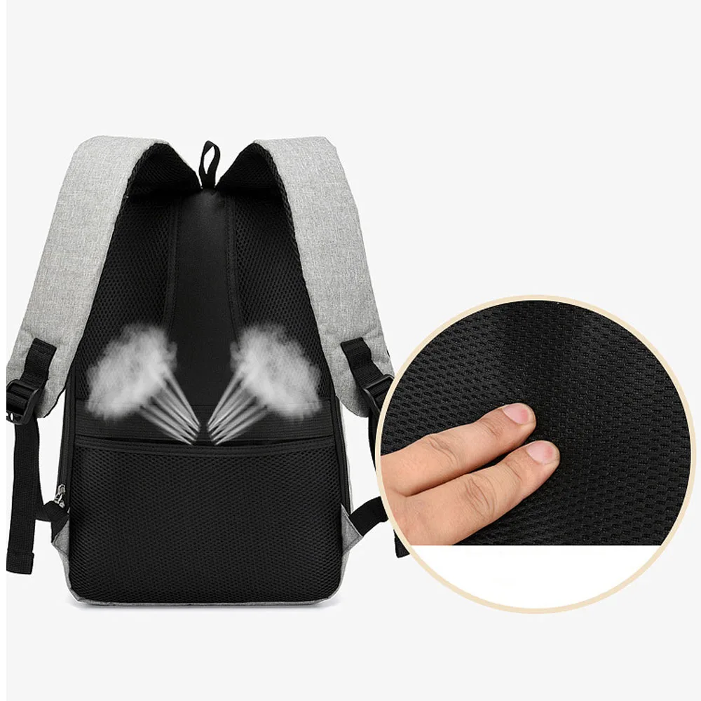 Сумка для ноутбука и планшета Brinch повседневная с USB зарядкой Студенческая