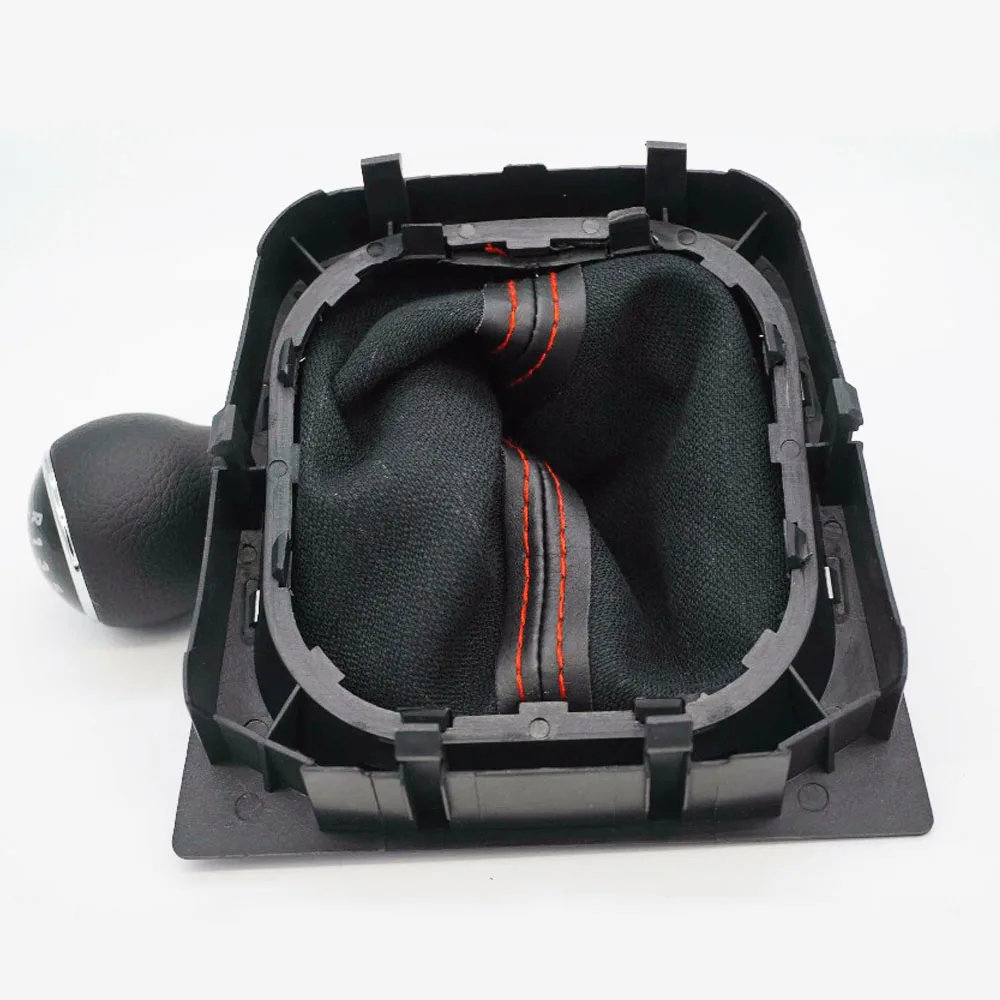 Совершенно новые ручки переключения передач автомобиля кожаная ручка с чехлом