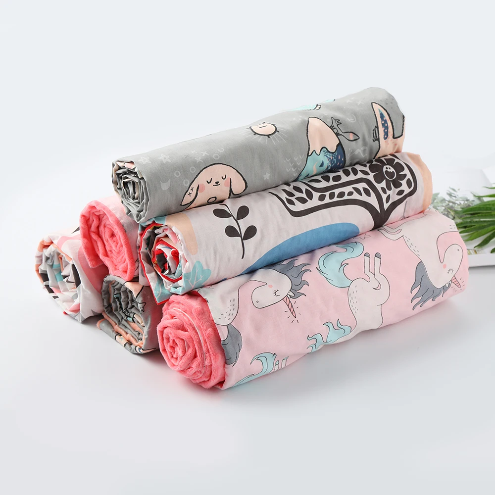 Новое одеяло для детей 100% хлопок детское ежемесячное роста постельные