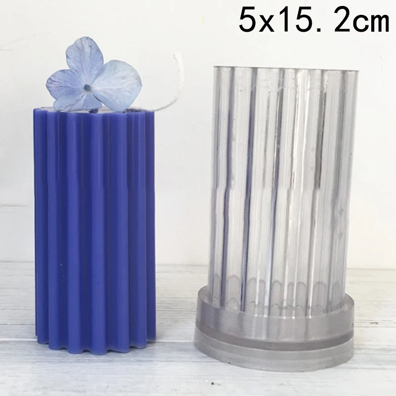 DIY Ремесло свеча форма круглая грубая зубная полоса пластиковая делая плесень