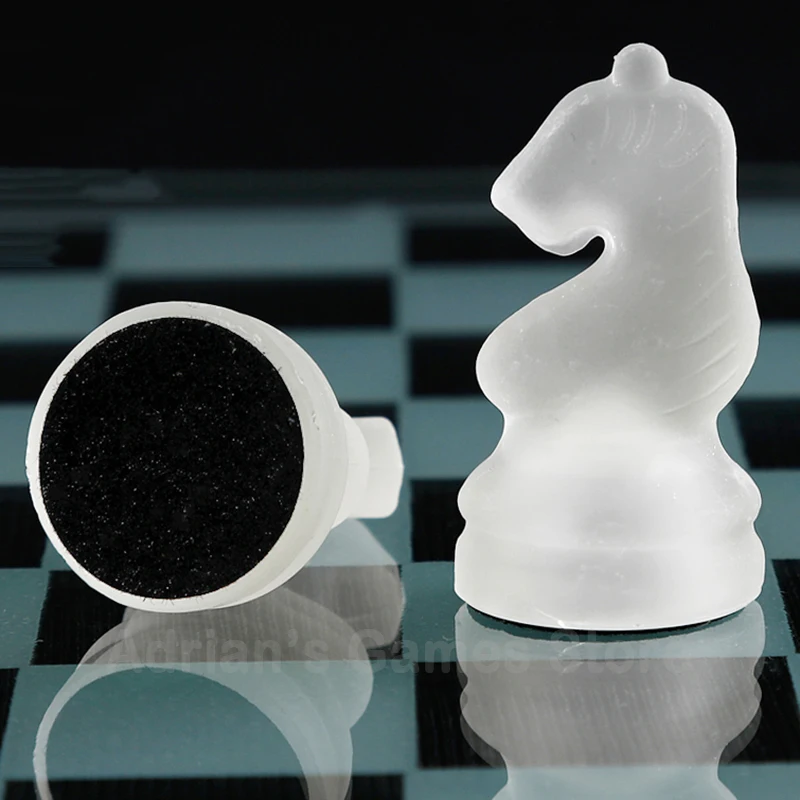 3 Sizes Crystal Chess Glass Board Games | Спорт и развлечения