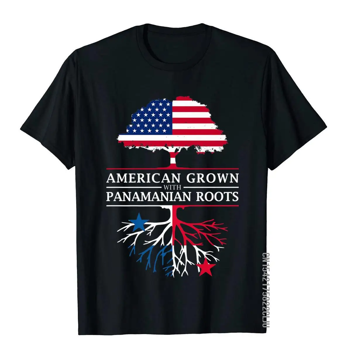 

American Grown With Panamanian Roots Panama Premium T-Shirt T Shirts Outdoor Oversized Men T Shirt England Style Cotton