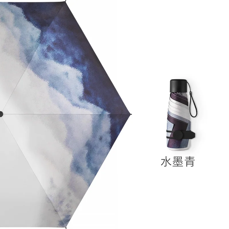 

free shipping umbrella rain women print fabric children small umbrella folding outdoor paraguas hombre travel parasol EA60YS