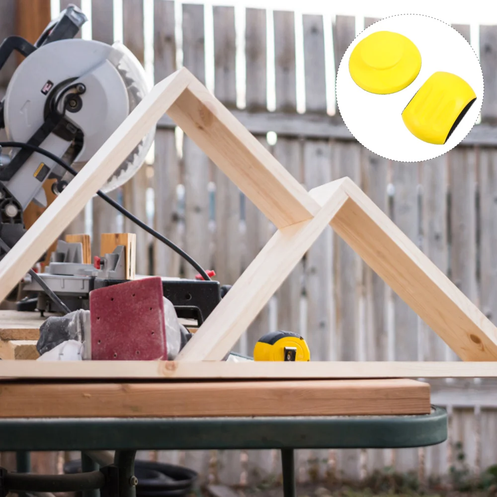 

2pcs Durable Polishing Disc Hand Sanding Block Hook Backing Plate